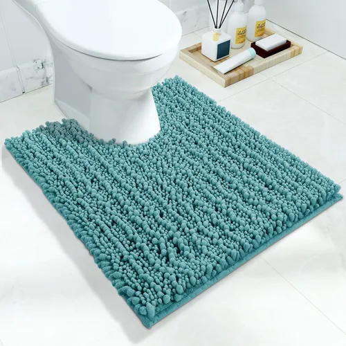Vista 63 de Yimobra Alfombras de Baño Antideslizantes Lavables - Alfombra de Baño de Chenilla Ultra Suave Absorbente, Alfombra Peluda de Secado Rápido para Negro