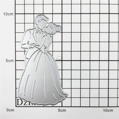 Vista 3 de DzIxY Juego de troqueles de corte de metal para novia, para hacer tarjetas, juegos de troqueles de papel en relieve, plantillas para máquina