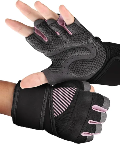 Vista 7 de Guantes de entrenamiento COFIT transpirables y antideslizantes, guantes de gimnasio para levantamiento de pesas para hombres y mujeres, agarre