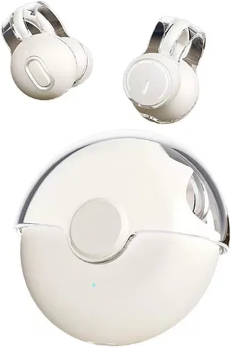 Vista 9 de Auriculares de oído abierto, auriculares inalámbricos Bluetooth con clip para la oreja, auriculares bluetooth ligeros para correr con micrófono IPX5