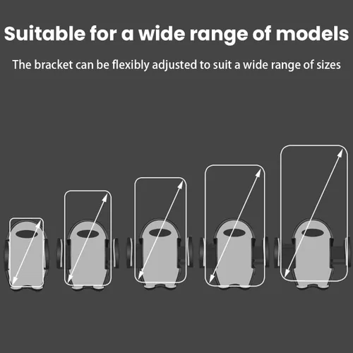 Vista 6 de AUCELI Soporte universal para teléfono celular de auto para ventilación de aire, soporte universal para teléfono celular de coche, compatible