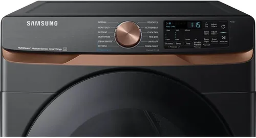 Vista 4 de Samsung DVE50BG8300V Secadora Eléctrica Inteligente de 7.4 Pies Cúbicos con Steam Sanitize+ y Sensor Dry – Negro Cepillado