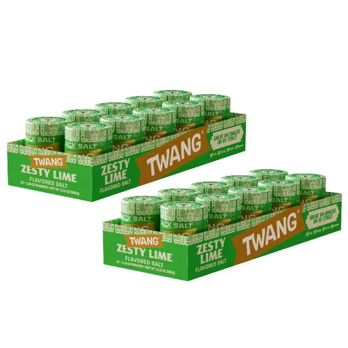 Vista 11 de Twang erz Chile-Lime condimento sal para aperitivos, coctelera de 1.15 onzas (paquete de 10)