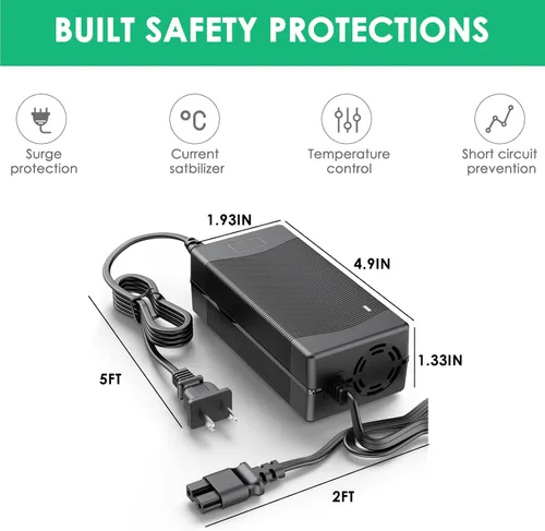 Vista 3 de Cargador de repuesto N557514 de 13.8V para inflador DeWalt compatible con DeWalt DCC020IB 20V adaptador de fuente de alimentación de inflador de aire