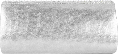 Vista 4 de Bolsos de noche de satén para mujer, monederos de diamantes de imitación, bolso formal con cadena de hombro