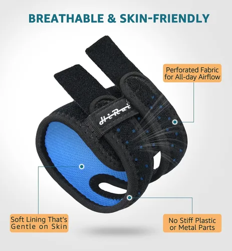 Vista 3 de HiRui Muñequera para desgarros TFCC, muñequera ajustable, soporte para fitness, levantamiento de pesas, tenis, tendinitis, túnel carpiano, artritis