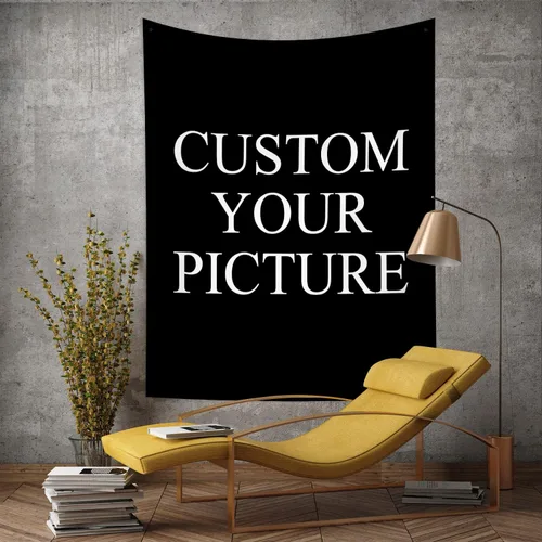 Vista 22 de Canessioa Tapiz personalizado para cargar imágenes personalizadas, tapiz personalizado, pancarta, logotipo, diseño de texto, tapiz para colgar