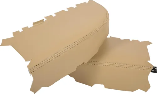 Vista 7 de HECASA Paneles de cubierta para reposabrazos de puerta delantera, compatibles con Honda Pilot PVC 2009-2015, color beige
