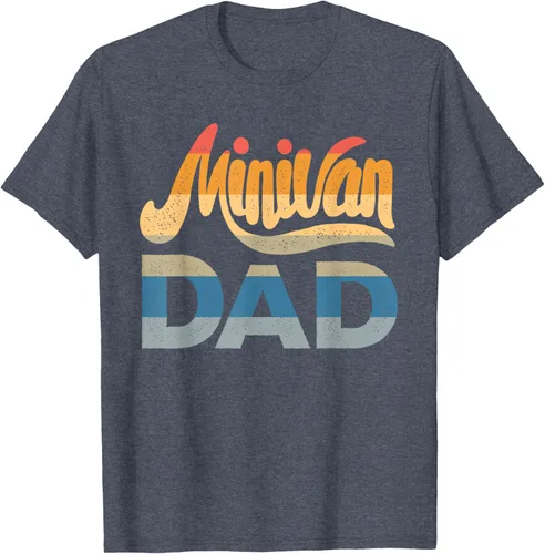 Vista 24 de Minivan Dad Mini Van Proud Father Funny Parent Camiseta con cita para papá, Negro