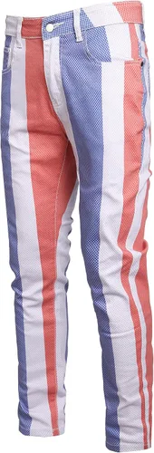 Vista 143 de Enrica Pantalones vaqueros estampados casuales para hombre