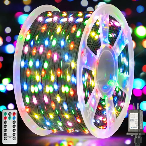 Vista 14 de Larkvue - Tira de luces de 344 pies con 1050 LEDs y control remoto, luces de hadas regulables con 8 modos, temporizador y función de memoria