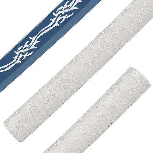 Vista 3 de Espada Katana japonesa hecha a mano, espada samurái de acero al carbono sin afilar con vaina, espada de espiga completa para colección, exhibición