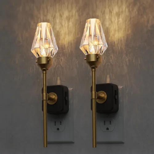 Vista 10 de L LOHAS LED Luz nocturna, luces nocturnas modernas que se enchufan a