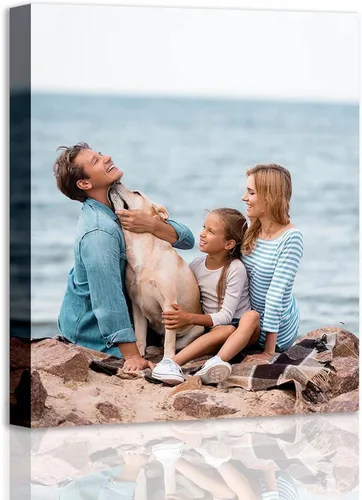 Vista 15 de YK artwood Lienzo Personalizado Subir Imágenes 12x16 pulgadas - Impresiones de Lienzo Personalizadas con Tus Fotos - Cuadros de Lienzo