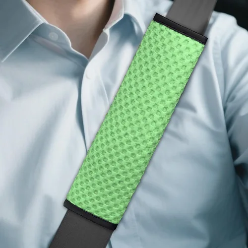 Vista 17 de 2 fundas para cinturón de seguridad de automóvil, almohadillas suaves para cinturón de seguridad, fundas para el cuello, protector de correa