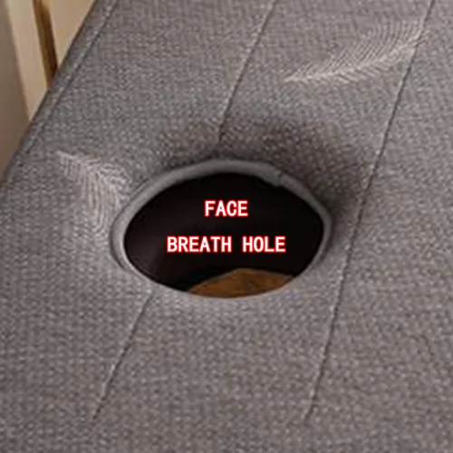 Vista 4 de Cubrecolchón de cama de spa con cabeza cuadrada, redonda, trapezoidal, antideslizante, de espuma viscoelástica, para mesa de masaje, accesorios