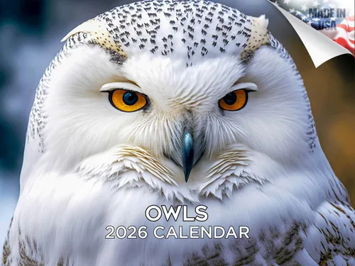 Vista 669 de Calendario de grises africanos 2025 2026 – Planificador mensual de pared de aves africanas – 12 x 18 pulgadas (abierto), calendario de pared