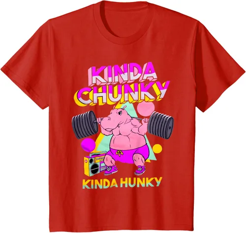 Vista 52 de Kinda Chunky Kinda Hunky, camiseta de gimnasio para culturismo, Negro