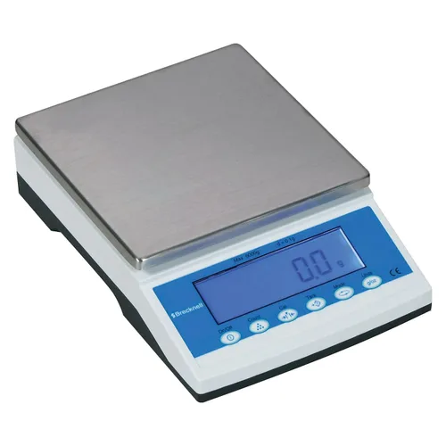 Vista 11 de Brecknell Balanzas de laboratorio de precisión MBS-300, capacidad de 10.58 oz, LCD grande, placa superior de acero de 4.65 pulgadas, interfaz