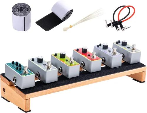 Vista 10 de Eno Music 14" Bolsa Mini para Pedal de Efectos de Guitarra Compacta Pequeña