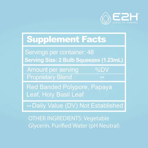 Vista 5 de E2H - Suplemento avanzado de defensa inmunológica, refuerzo inmunológico totalmente natural, suplementos de apoyo inmunológico, gotas - Contiene