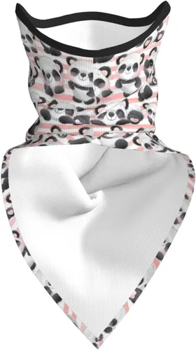 Vista 3 de Polaina para el cuello, bandanas para hombres y mujeres, cubierta de bufanda para la cara con rayos UV, con agujero para las orejas, máscara facial