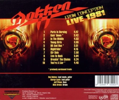 Vista 2 de From Conception-Live 1981