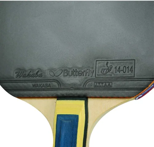 Vista 6 de Butterfly Wakaba Shakehand - Raqueta de tenis de mesa Serie Japón Control excepcional con velocidad y giro confiables Recomendado