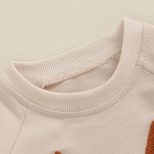 Vista 134 de YINGISFITM Sudadera de manga larga con cuello redondo para bebé, niña, niño, Navidad, suéter de manga larga, ropa de otoño