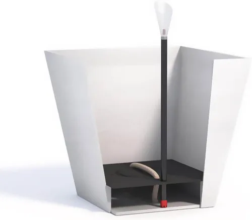 Vista 5 de Ecopots Rotterdam Square - Sistema de riego automático para plantas de interior Rotterdam de 15.75 pulgadas