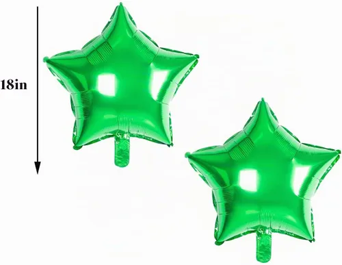 Vista 4 de 5 globos de dinosaurio de 35 pulgadas para decoración de cumpleaños para niños, globos de dinosaurio de papel de aluminio verde para Wild One Baby