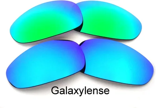 Vista 2 de Galaxy lentes de repuesto para Oakley Juliet polarizadas Blue & Color Verde