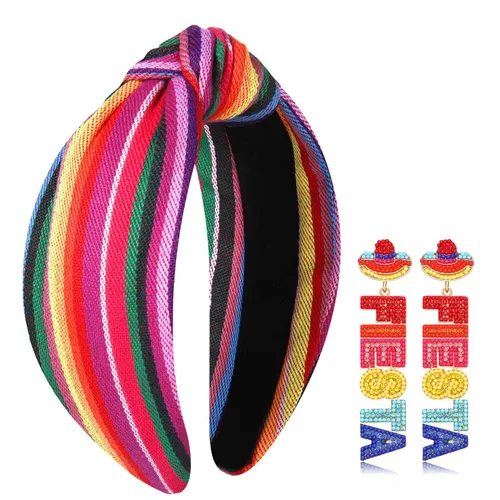 Vista 189 de YAHPERN Diadema para el día de San Valentín para mujer, colorida diadema de algodón con estampado de corazón de conversación XOXO Love, diadema