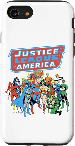 Vista 18 de Funda para iPhone 16 DC Comics Justice League Of America Group Shot
