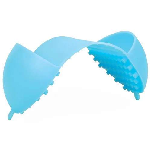 Vista 4 de SP Bel-Art The Original Hot Hand Protector; Silicona, 3.9 x 7.5 in, Rojo (F38000-0000)