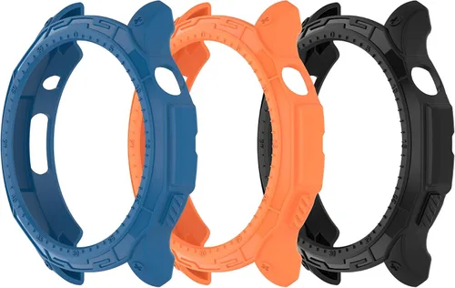 Vista 10 de Paquete de 3 fundas de reloj a prueba de golpes compatibles con Amazfit GTR 4 Smartwatch (negro)
