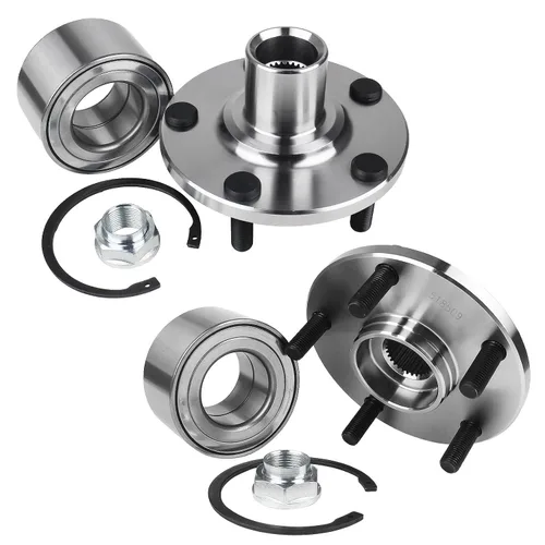Vista 32 de 512150 2PCS Cojinete de rueda trasera y conjunto de cubo