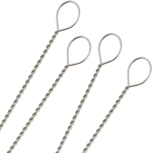 Vista 2 de The Beadsmith Basic Elements - Agujas de alambre trenzado – Aguja de cuentas flexible pesada, paquete de 10, ojo redondo grande y fácil de enhebrar