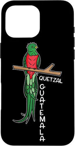 Vista 19 de Quetzal de Guatemala - Carcasa para iPhone 17, diseño de pájaros y bandera de Guatemala