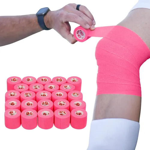 Vista 7 de Cramer Eco-Flex Cinta Elástica Extensible Autoadhesiva de Auto-Pegado, Cinta Cohesiva, Cinta Elástica Flexible para Deportes, Suministros de Negro