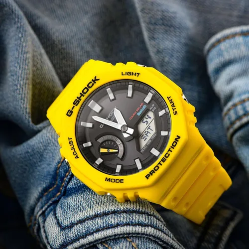 Vista 4 de Casio G-Shock Men's Yellow Watch GA-B2100C-9AER