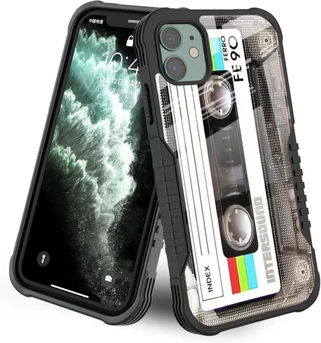 Vista 7 de Funda compatible con iPhone 11 [parachoques a prueba de golpes] [antiarañazos] [antideslizante] cubierta de protección resistente para hombres