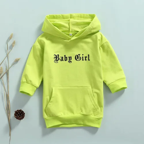 Vista 2 de Sudadera con capucha para bebé y niña, teñido anudado, con bolsillo, manga larga, holgada, ropa de otoño e invierno