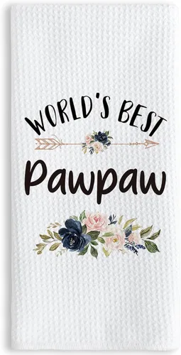 Vista 20 de TNUW Best Grandma - Toallas de cocina de 16 x 24 pulgadas, la mejor flor de Abuela del mundo, suave y absorbente, toalla de cocina, toallas de mano