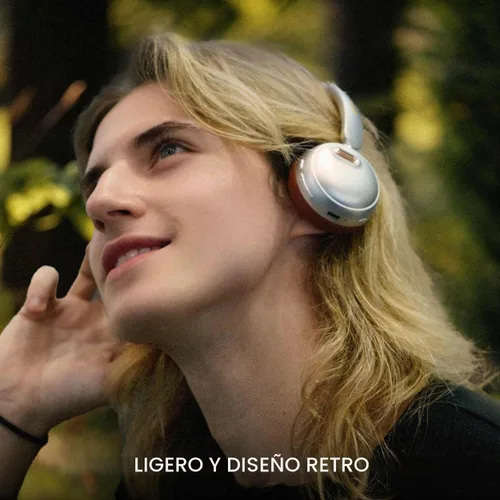Vista 5 de Sirius 120H ANC - Auriculares inalámbricos Bluetooth con cancelación de ruido con micrófono, modo de transparencia, ligeros para viajes, gimnasio