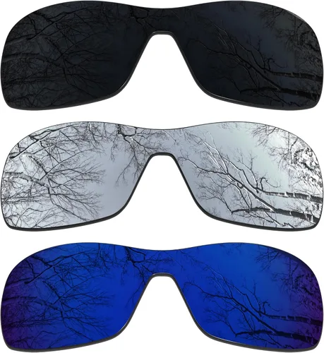 Vista 14 de ToughAsNails 3 pares de lentes polarizadas de repuesto para Oakley Antix Pack