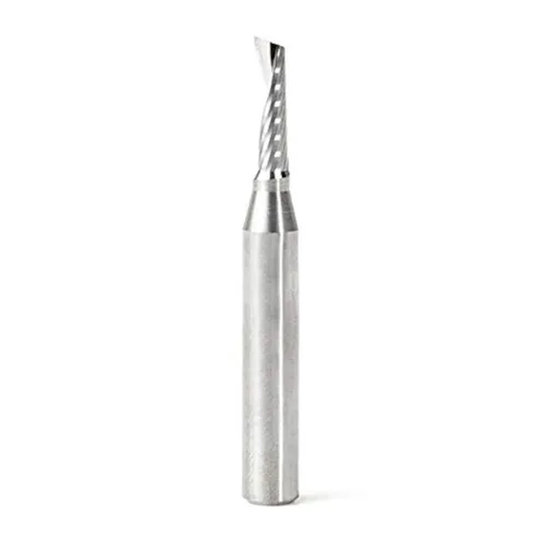 Vista 15 de Amana Tool - 51645 Carburo sólido CNC espiral 'O' sola flauta, corte de plástico 1/2 diámetro x 1
