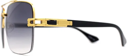 Vista 3 de SA106 Gafas de sol Mobster Half Rim 90s de lujo OG para hombre