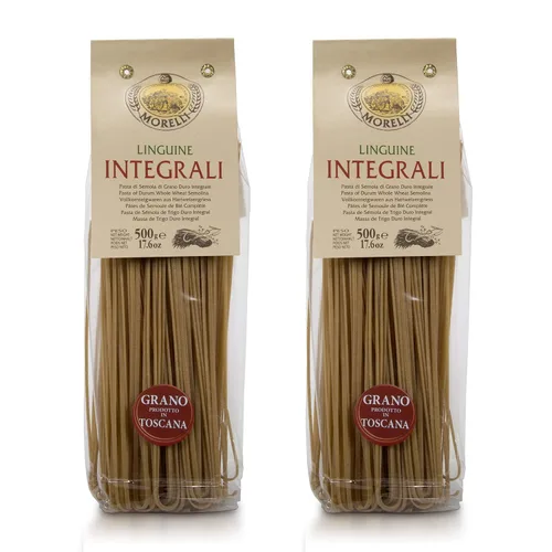 Vista 11 de Morelli Fideos de pasta Penne de trigo italiano orgánico - 17.6 oz