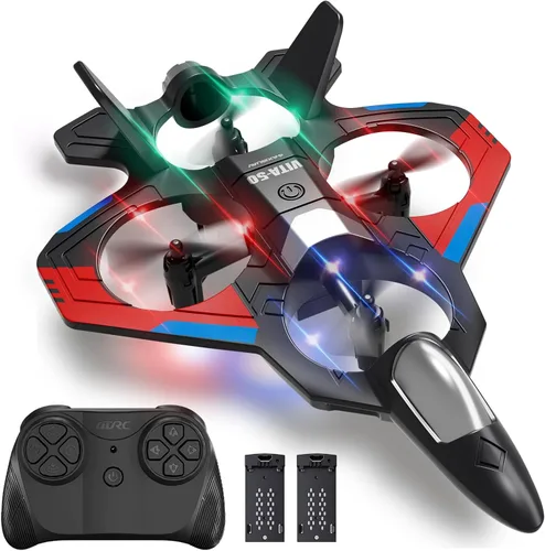 Vista 13 de 4DRC RC Planes Aviones de control remoto para niños y adultos, negro, 2